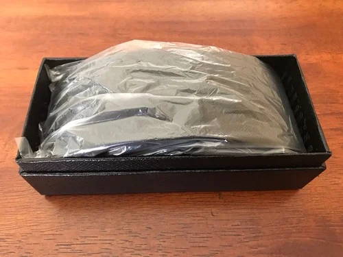 PRADA SUNGLASSES EYEGLASSES CASE +CLOTH + OUTER BOX 6’ X 2 1/2’ X 2 1/4’ NEW 3