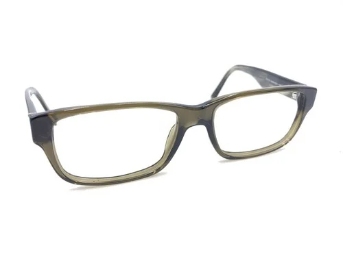 Prada VPR 16M 0AQ-1O1 Translucent Olive Green Eyeglasses Frames 53-16 140 Italy
