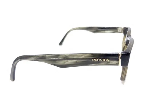 Prada VPR 16M 0AQ-1O1 Translucent Olive Green Eyeglasses Frames 53-16 140 Italy 4