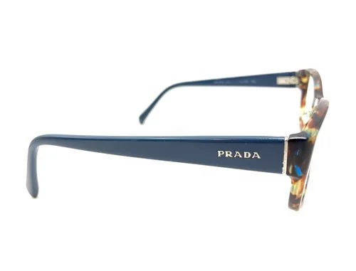 Prada VPR 18O NAG-1O1 Tortoise Brown Blue Green Eyeglasses Frames 54-18 135 4