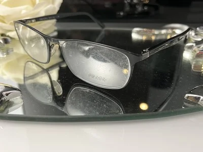 PRADA VPR 61P KAG-2O1 Polished Black/Green Eyeglasses Frames | 53-16-140 3