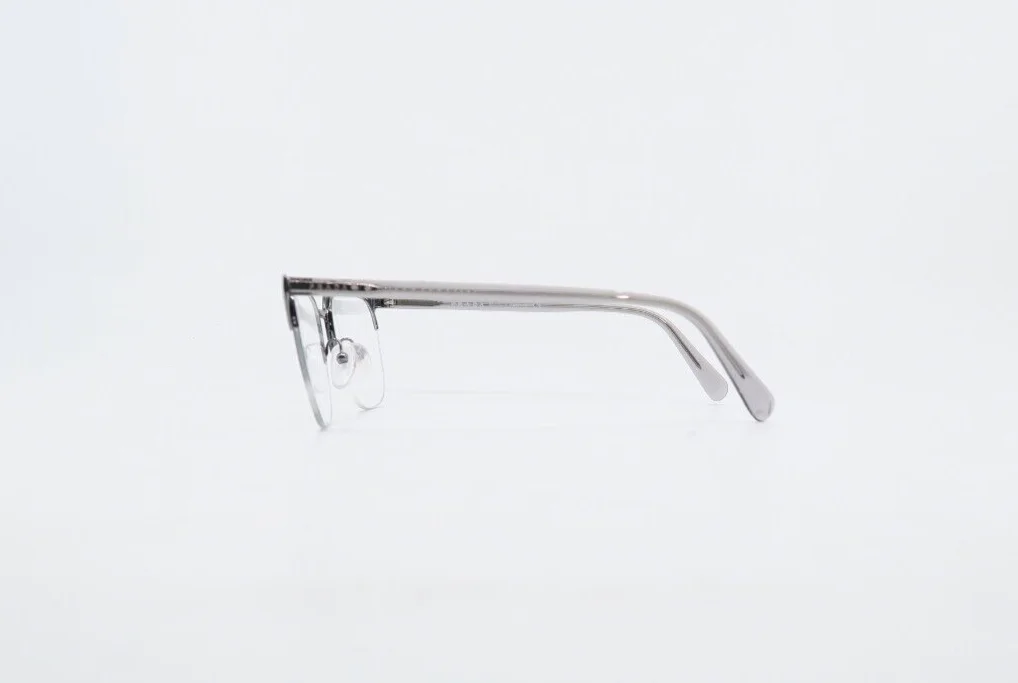 Prada VPR 63U 1AB-1O1 54mm Black and Silver Semi Rimless New Men 3