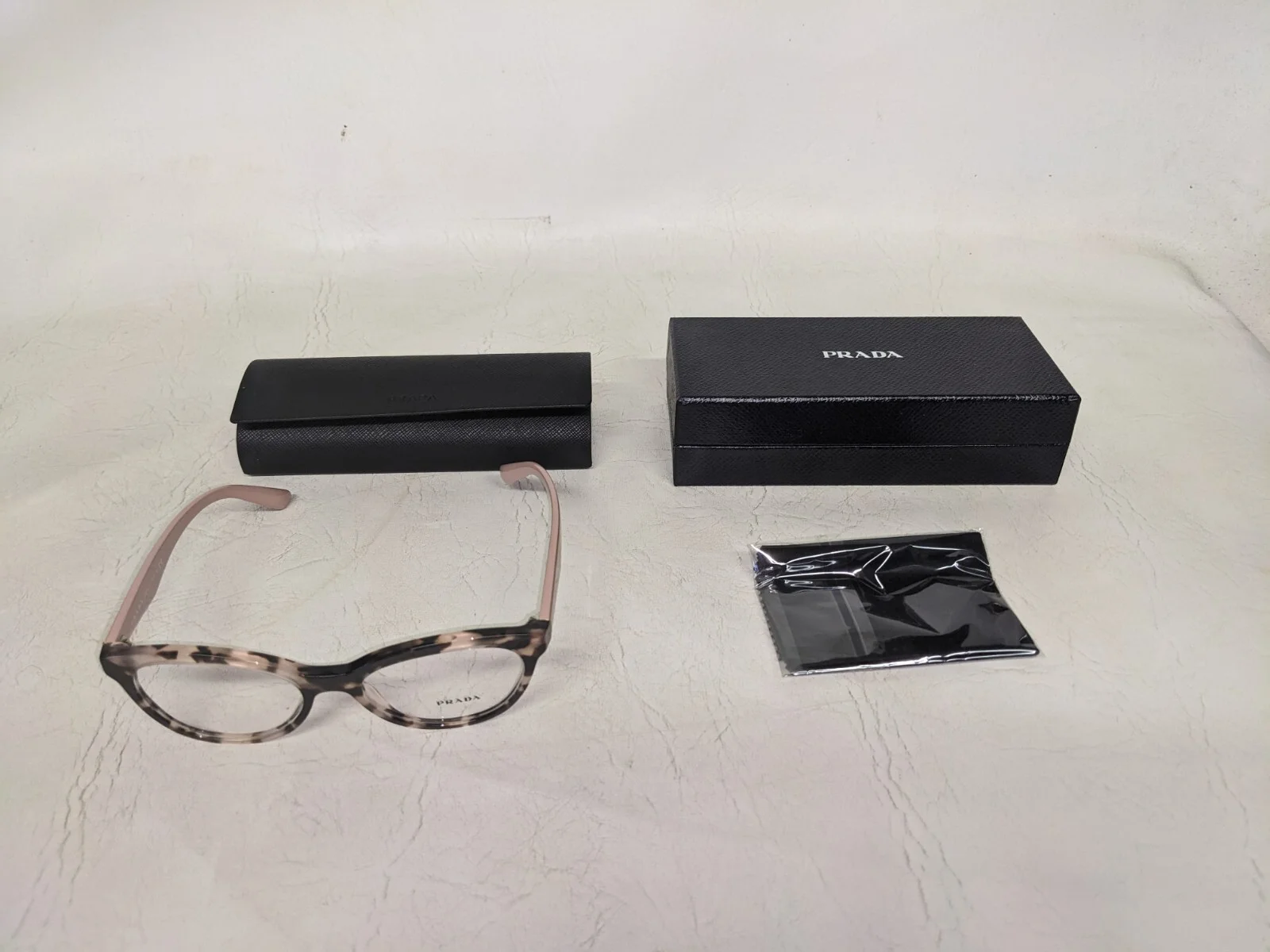 Prada VPR11R ROJ101 Womens Pink Havana Eyeglass Frames 52-17-140 (3G)