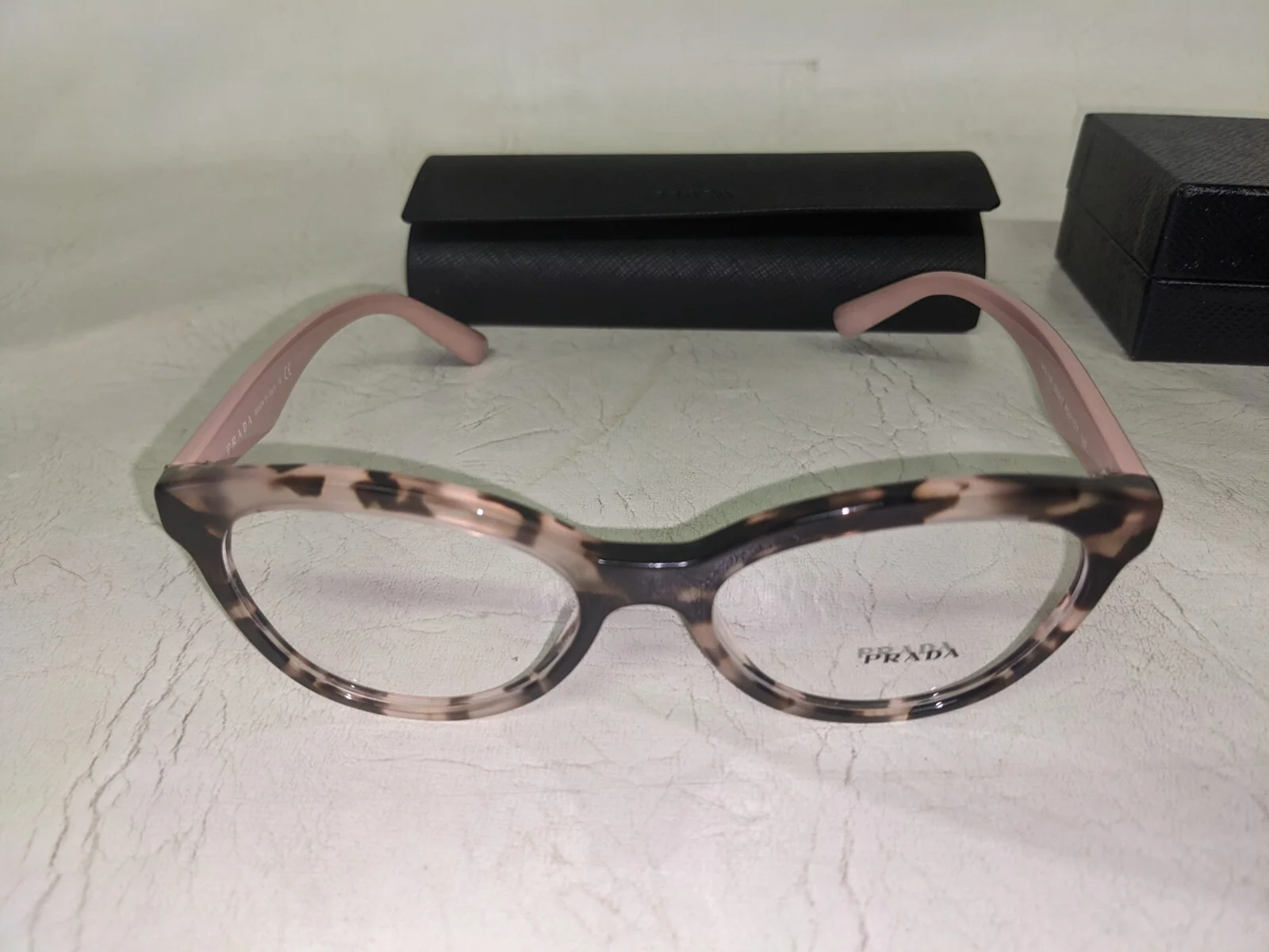 Prada VPR11R ROJ101 Womens Pink Havana Eyeglass Frames 52-17-140 (3G) 4