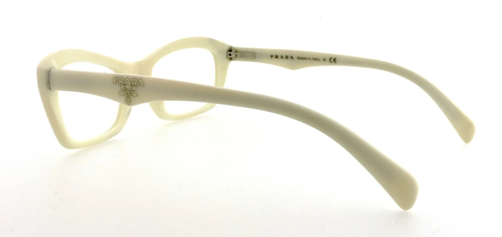 PRADA VPR16N 7S3-1O1 53mm Ivory White Eyeglasses Frames Only Italy 3