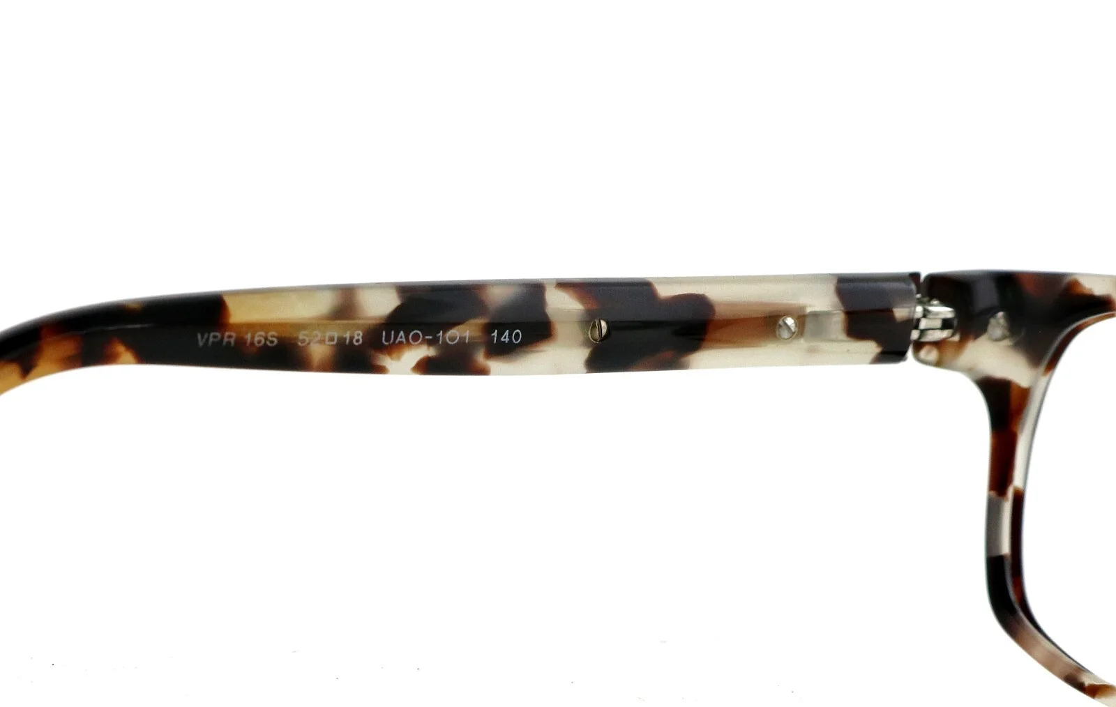 PRADA VPR16S UAO-1O1 52mm Blonde Havana Eyeglasses Frames Only Italy 4