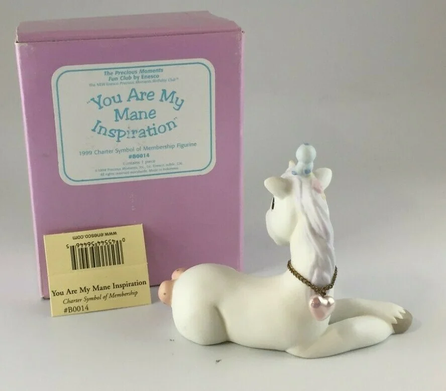 Precious Moments YOU ARE MY MANE INSPIRATION B0014 1998 Charter Membership Piece 2