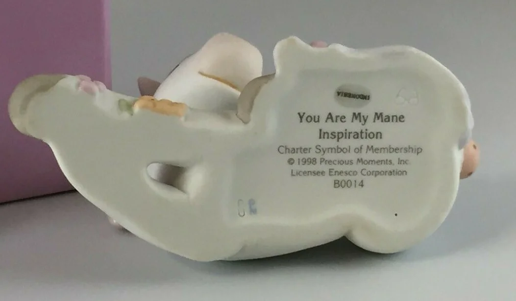 Precious Moments YOU ARE MY MANE INSPIRATION B0014 1998 Charter Membership Piece 3
