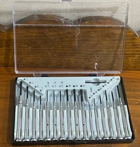 Precision Screwdriver Set 16 pc EYE GLASSES COMPUTERS ELECTRONICS JEWELRY 04143