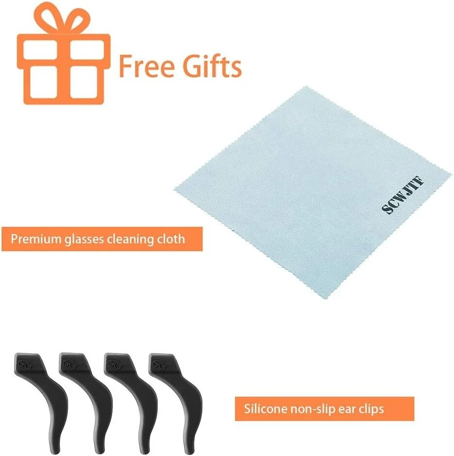 Premium Eyeglass Straps - 4PCS Nylon Retainers - Anti-slip Chains - Free 3 Gifts 4