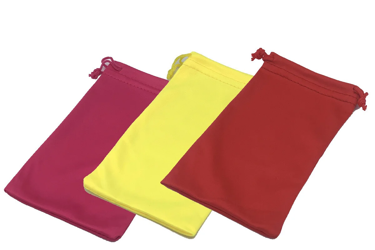 Premium Microfiber Pouch Bag Soft Case Sunglasses Eyeglasses Phone 3