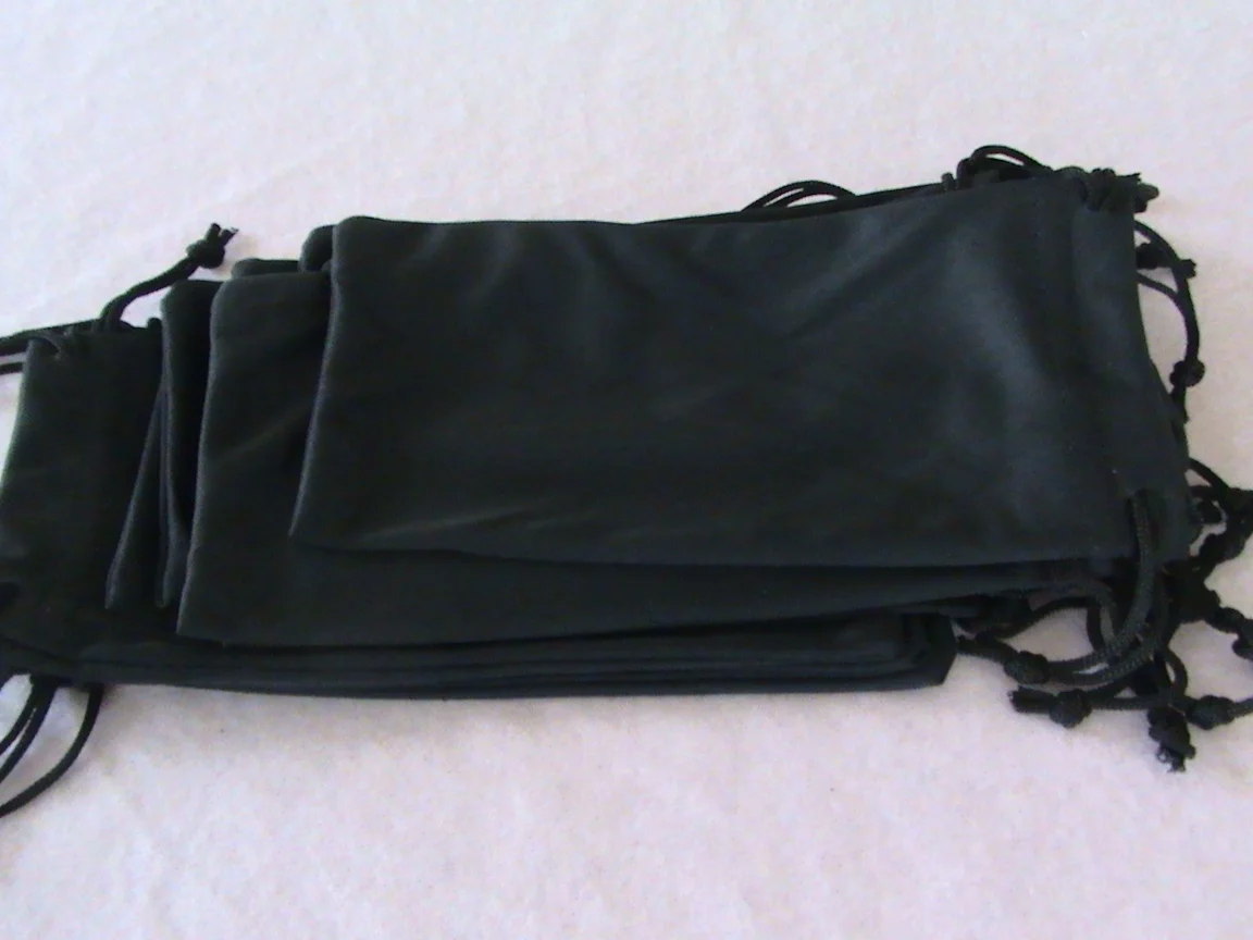 Premium Microfiber Pouch Bag Soft Cleaning Case Sunglasses Eyeglasses 3PCS/6PCS 2
