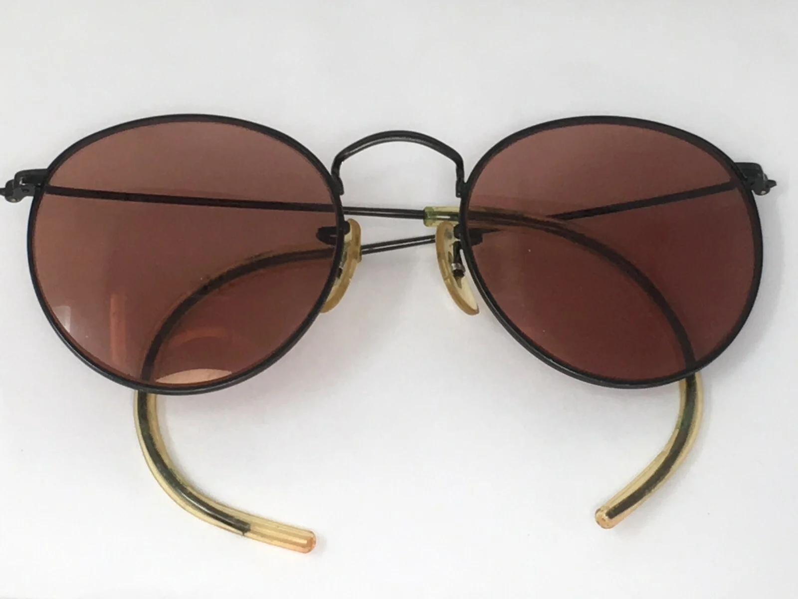 PRESCRIPTION RayBan Round Metal Wrap Around Black Frame Eyeglasses Sunglasses