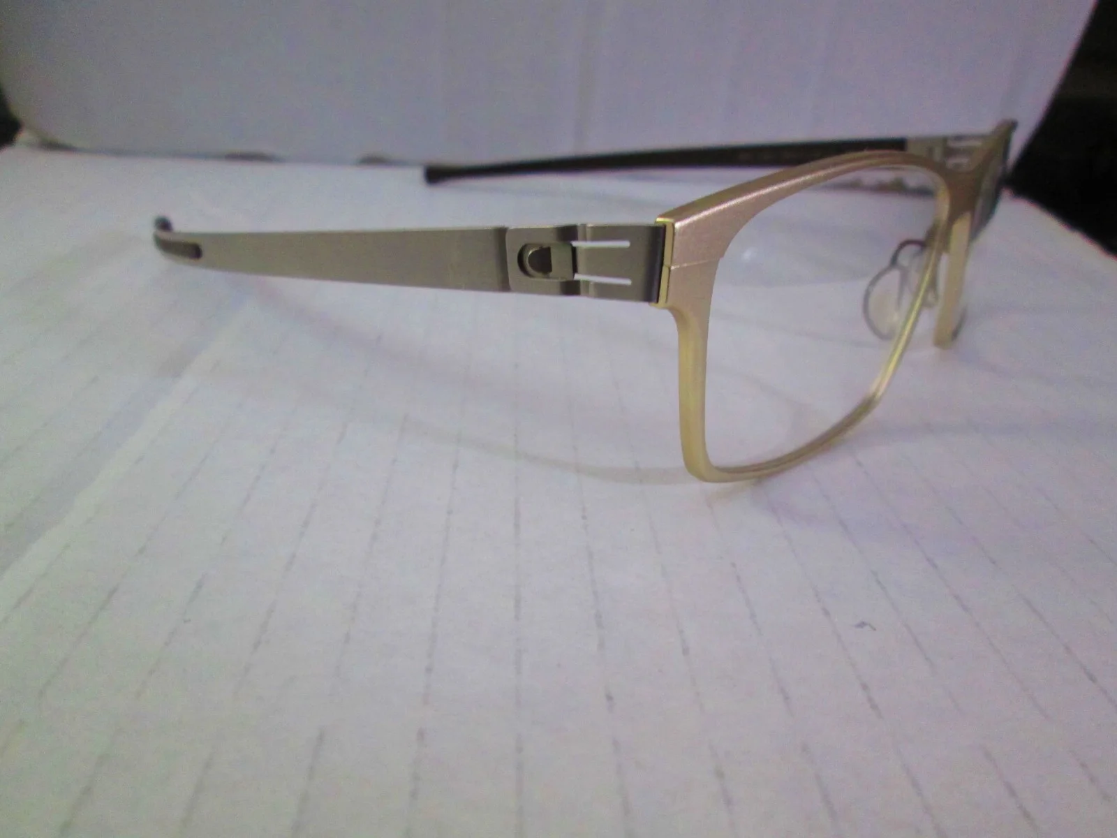 Pro-Design Denmark 6907 Gold/Silver Titanium Eyeglass Frame IC Berlin Style New 2