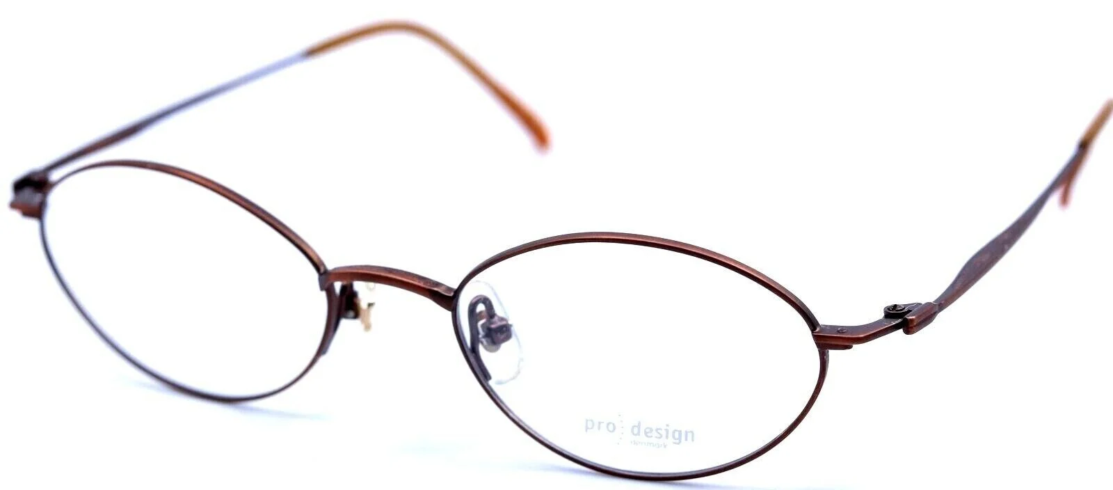 Pro Design P.320 C.80 Brown Best Collection Oval Full Rim Eyeglasses 50-19-135