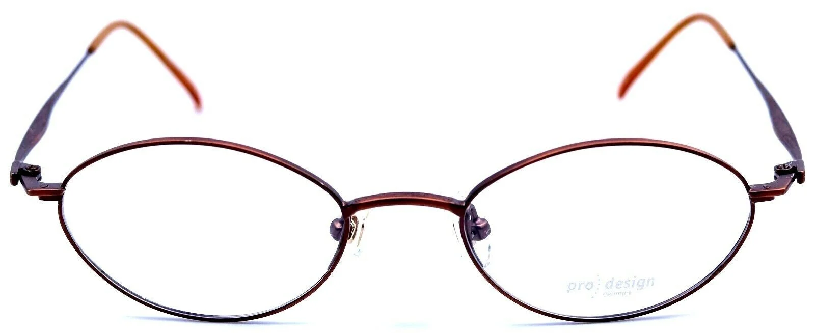 Pro Design P.320 C.80 Brown Best Collection Oval Full Rim Eyeglasses 50-19-135 2
