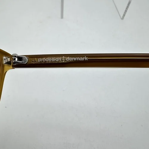 Prodesign Denmark 1759 3732 Burgundy Red/Yellow Square Eyeglass Frames 55/15 4