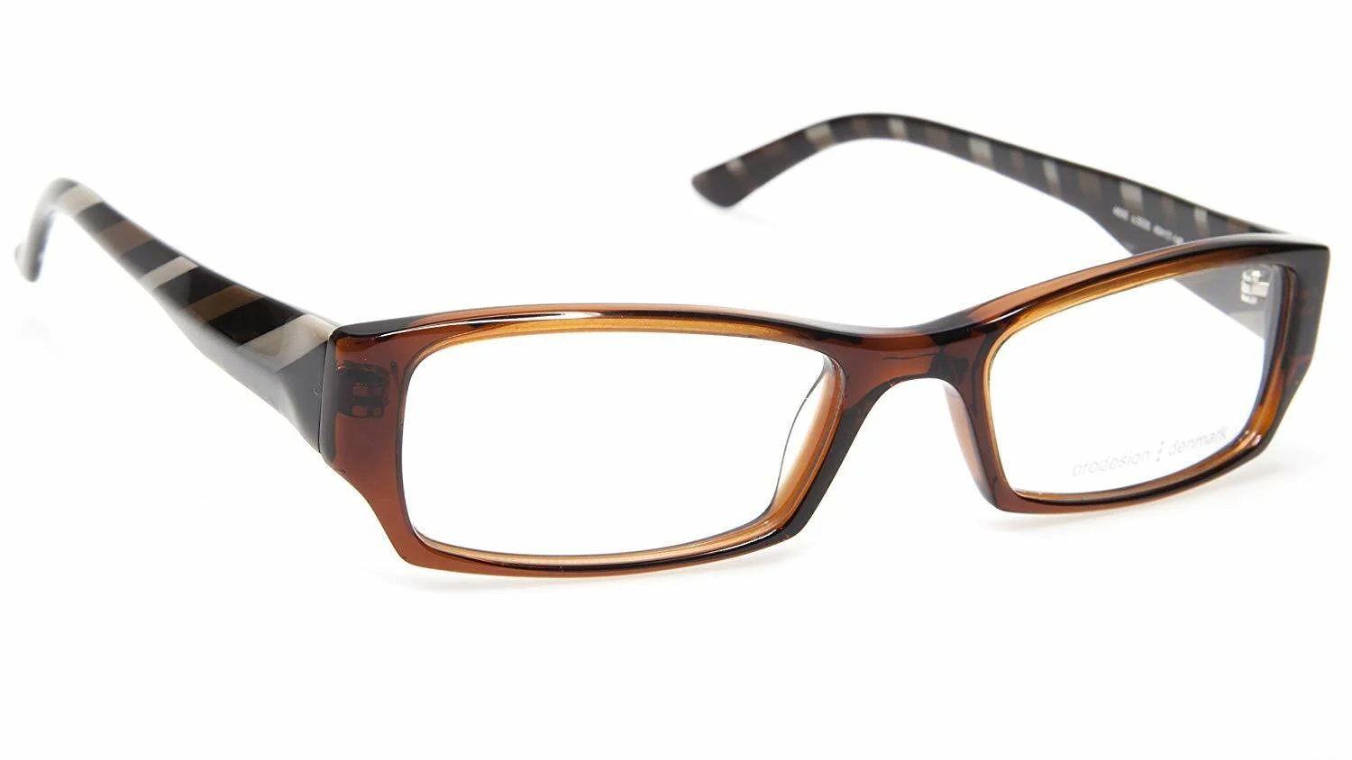 Prodesign Denmark 4655 5035 CRYSTAL BROWN JAPANESE PLASTIC EYEGLASSES 49-17-140 2