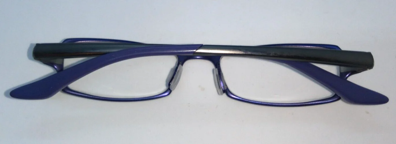 Prodesign Denmark 7349 Eyeglass Frames Purple Pure Titanium 49-17-138 Japan 3