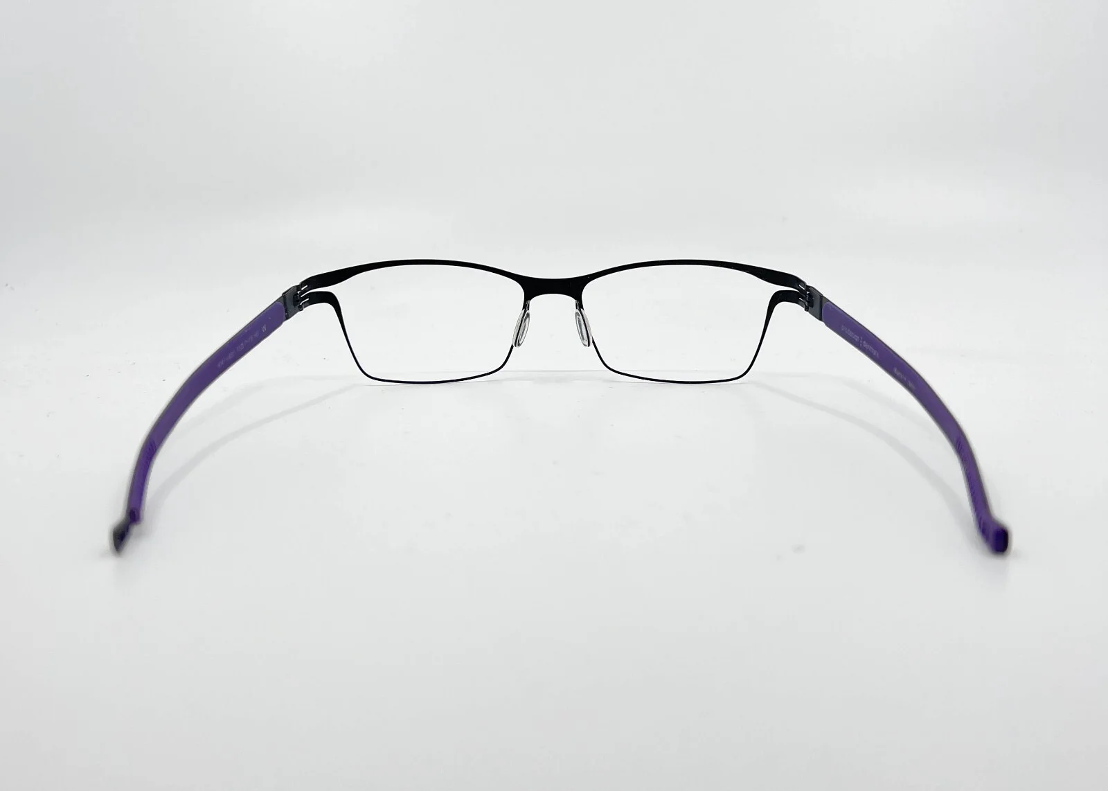 Prodesign Denmark Eyeglasses 6141 6031 Black Purple Screwless Hinge 53-17-135 4