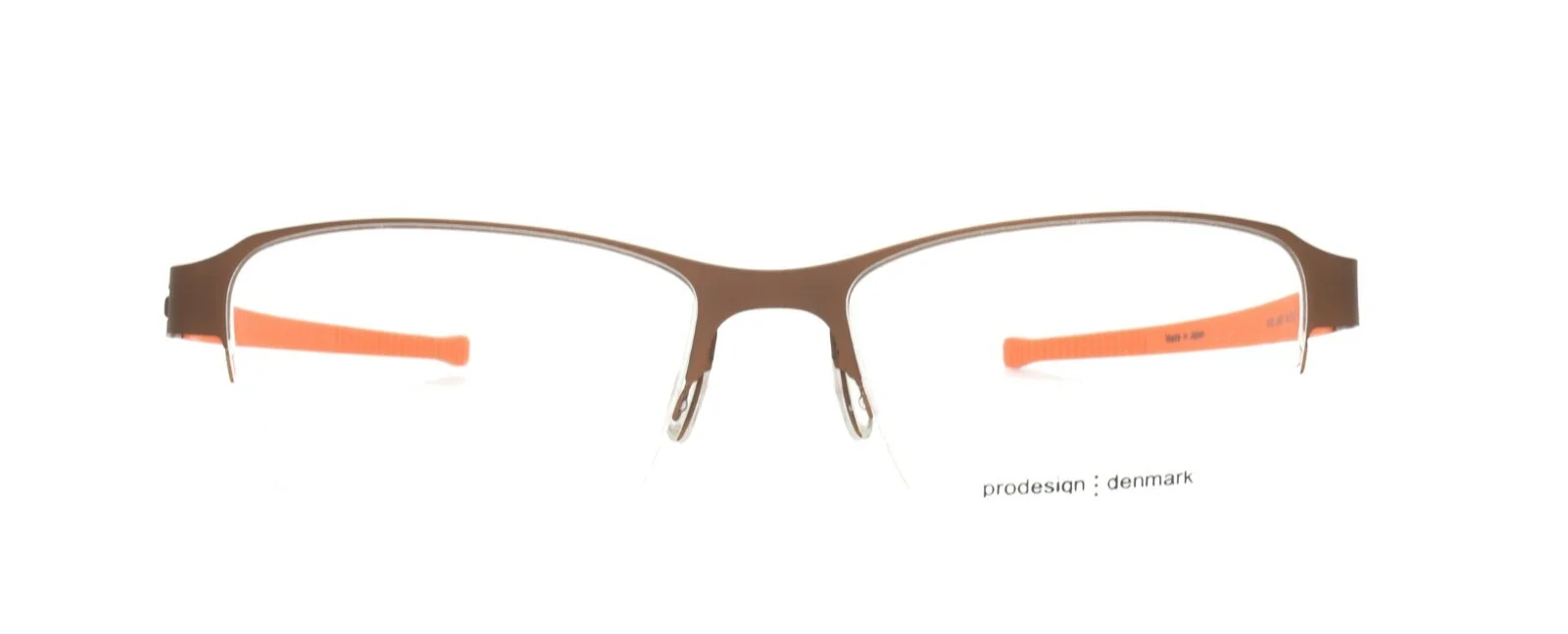 Prodesign Denmark Eyeglasses 6142 5011 54-17-135 JG Screwless Hinge Half Rimless 2