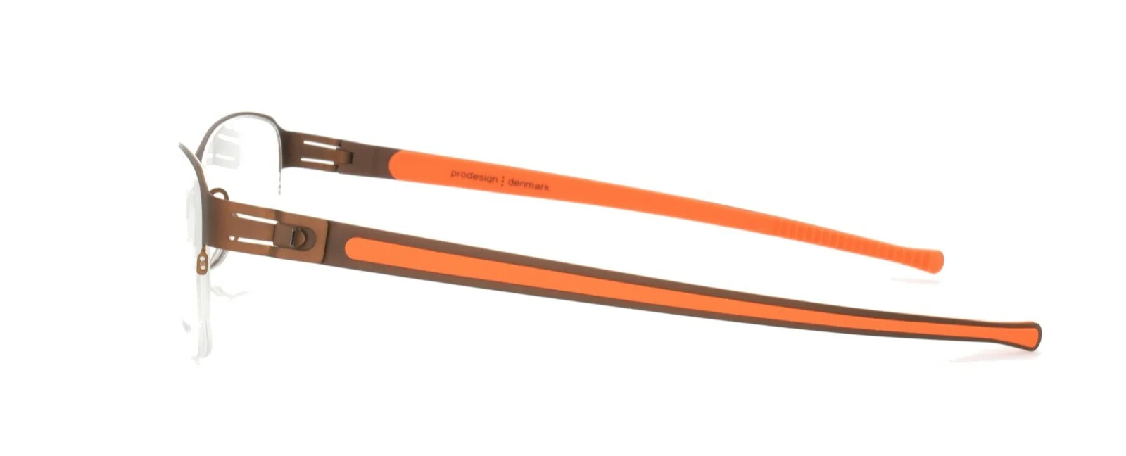 Prodesign Denmark Eyeglasses 6142 5011 54-17-135 JG Screwless Hinge Half Rimless 3