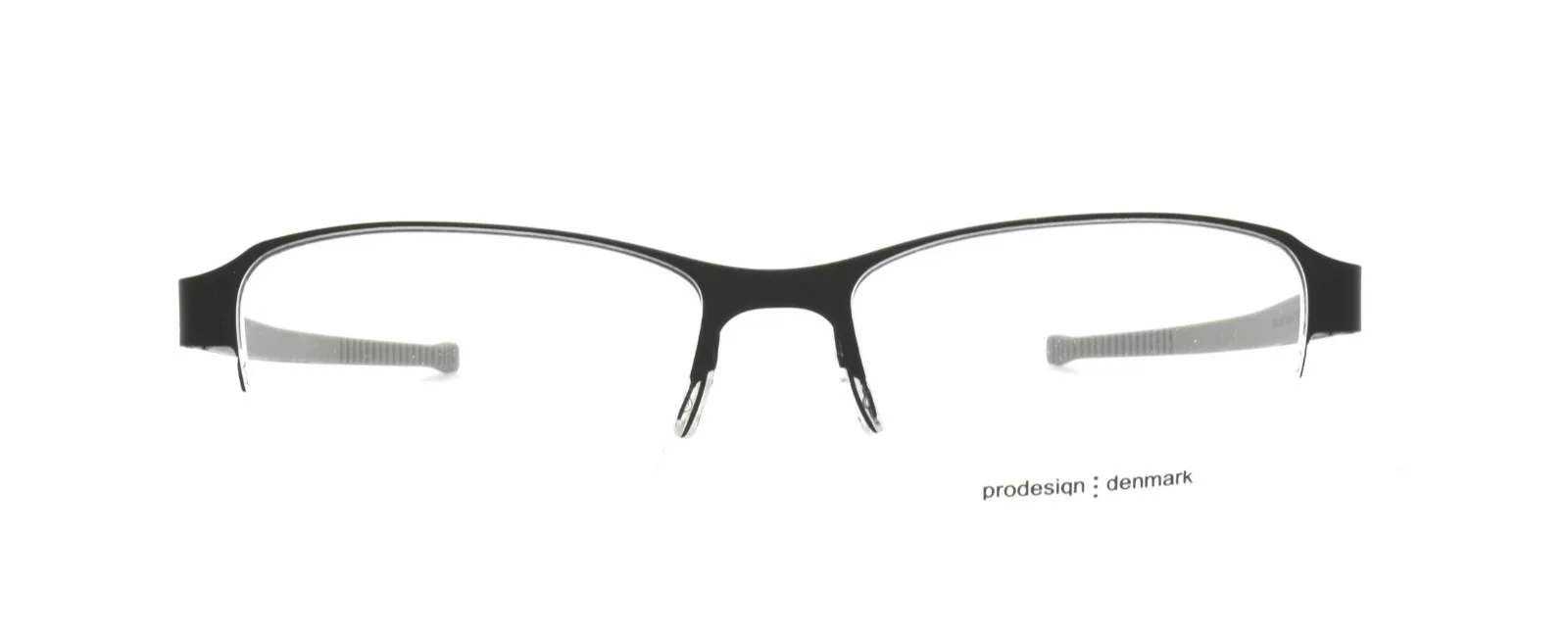 Prodesign Denmark Eyeglasses 6142 6011 54-17-135 JG Screwless Hinge Half Rimless 2