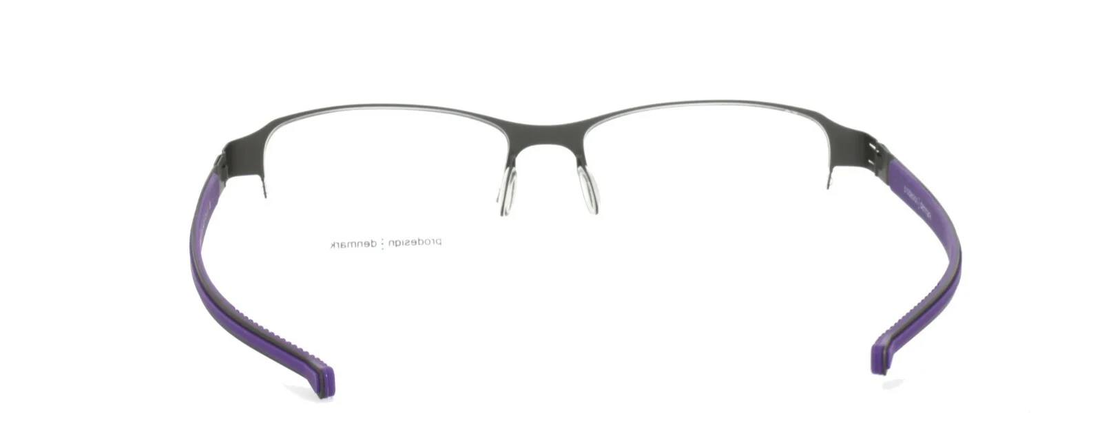 Prodesign Denmark Eyeglasses 6142 6631 54-17-135 JG Screwless Hinge Half Rimless 4