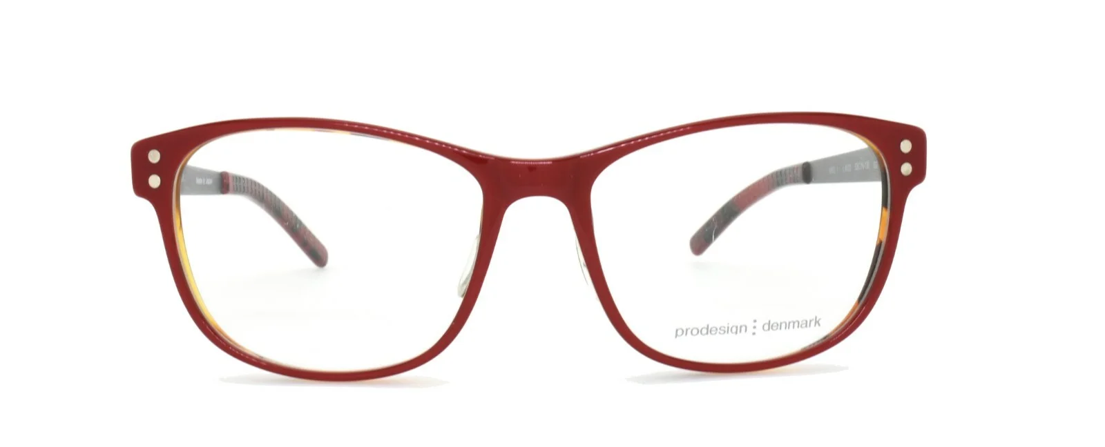 Prodesign Denmark Eyeglasses 6602-1 4022 53-16-130 GG RED Screwless Hinge 2