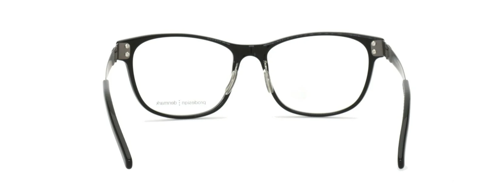 Prodesign Denmark Eyeglasses 6602-1 6032 53-16-130 FG BLACK Screwless Hinge 4
