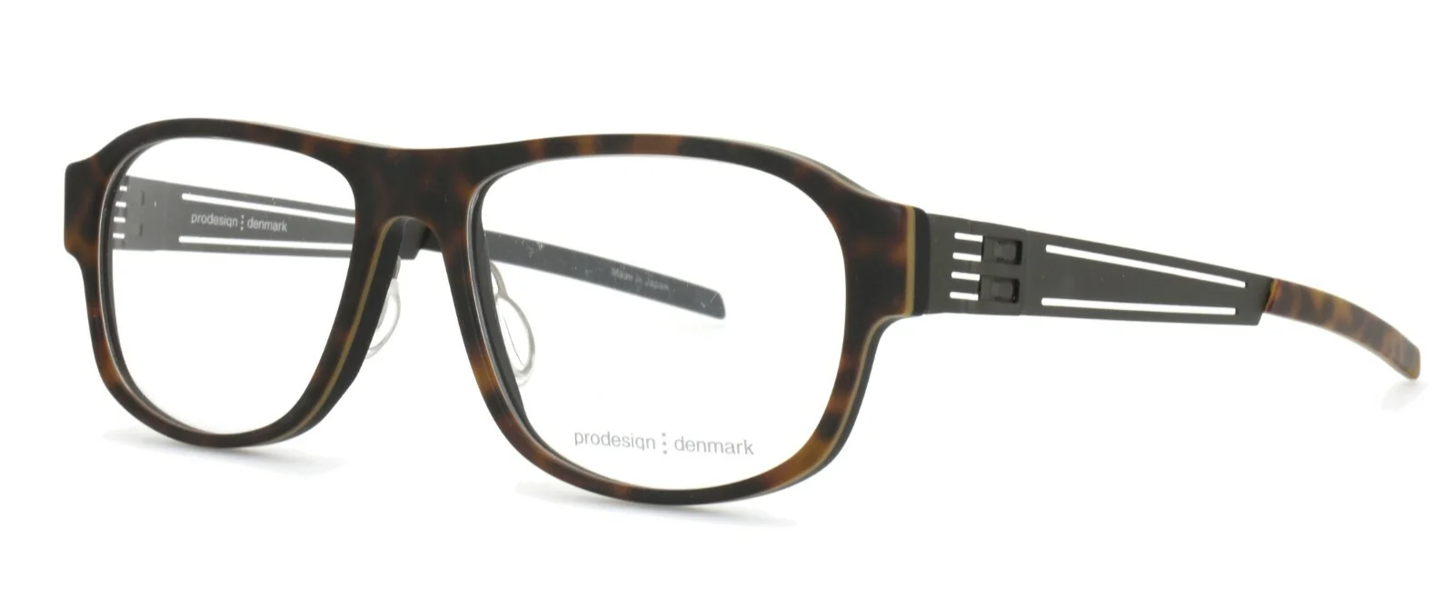 Prodesign Denmark Eyeglasses 6611-1 5531 57-17-140 BH Havana Screwless Hinge