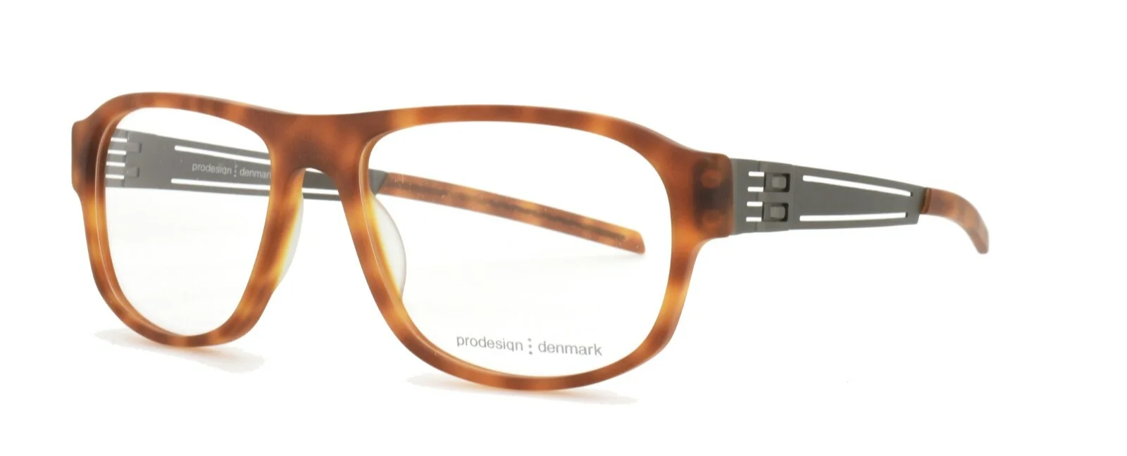 Prodesign Denmark Eyeglasses 6611 5521 57-17-140 DH Havana Screwless Hinge