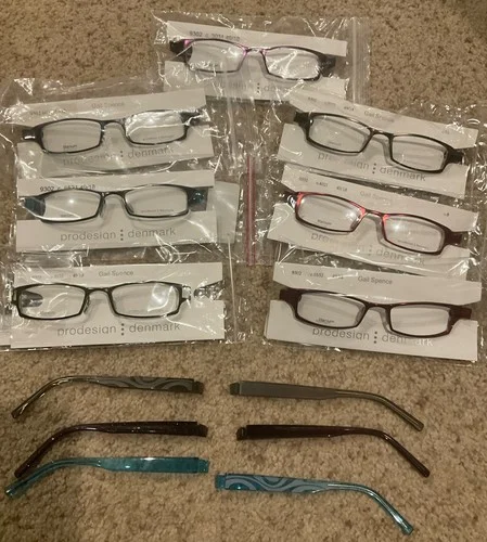 prodesign denmark eyeglasses titanium GAIL SPENCE Collection (7 Frames)
