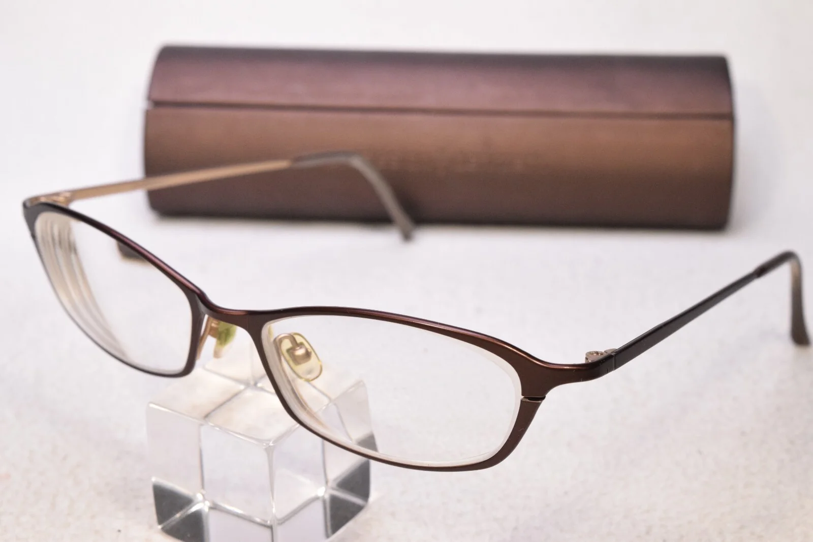PRODESIGN DENMARK PURE TITANIUM EYEGLASS/SUNGLASS FRAMES 50[]17/135 WITH CASE