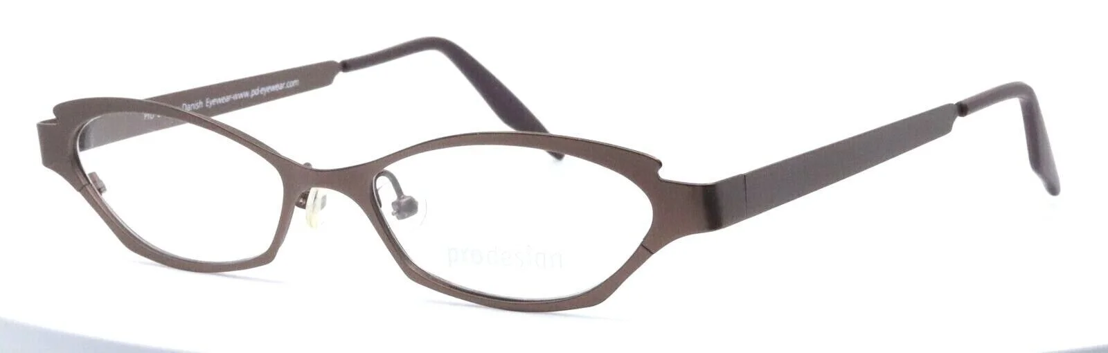 ProDesign ProVogue 6005 3921 Brown Cat Eye Danish Eyewear Eyeglasses 49-16-145