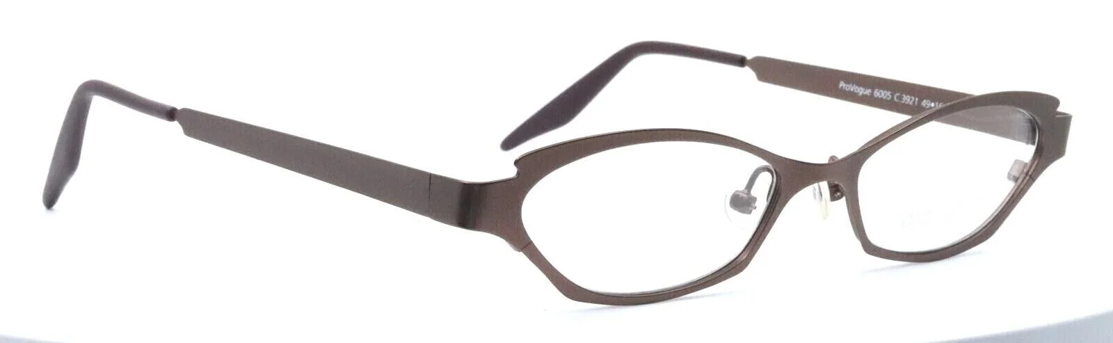 ProDesign ProVogue 6005 3921 Brown Cat Eye Danish Eyewear Eyeglasses 49-16-145 3