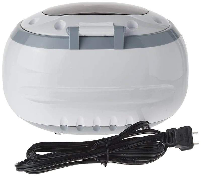 Professional Ultrasonic Jewelry Cleaner Eyeglass Cleaner Cleaning Machine White 4