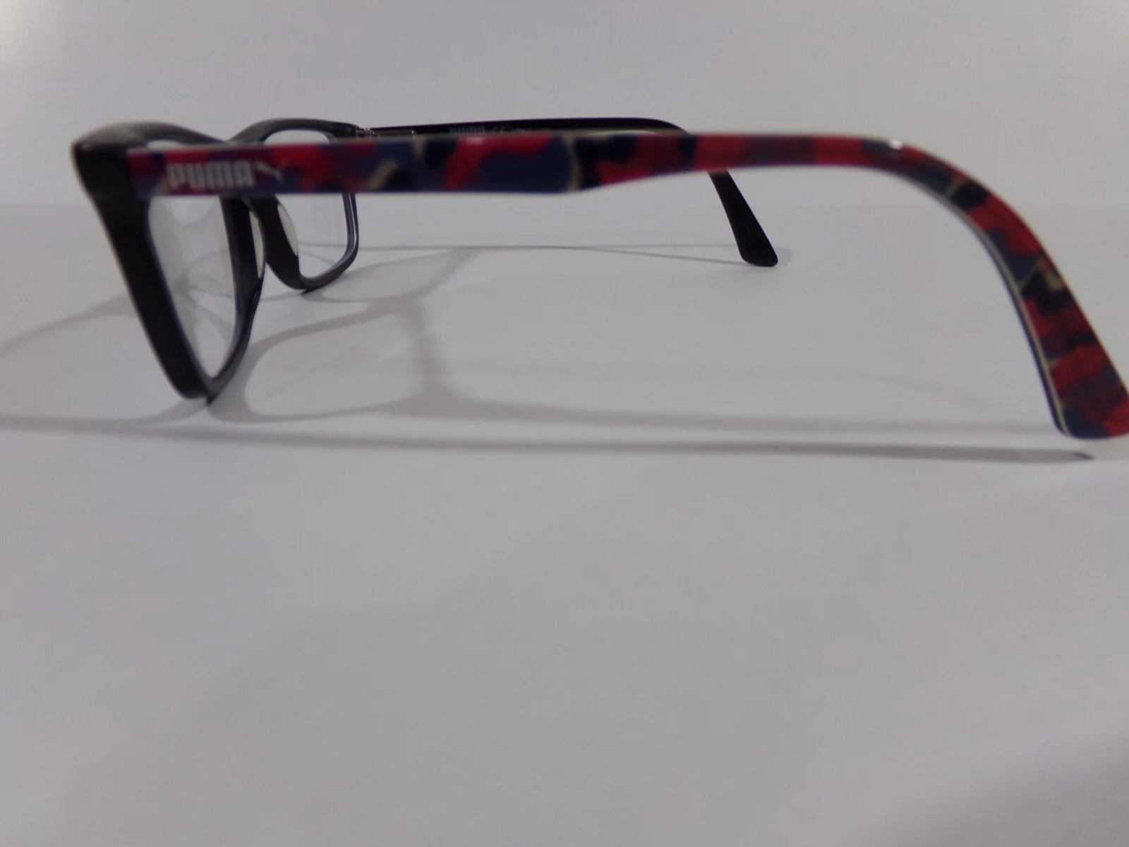 Puma Eyeglasses Black Multicolored Full Rim 51-16-130 Frames Only 3