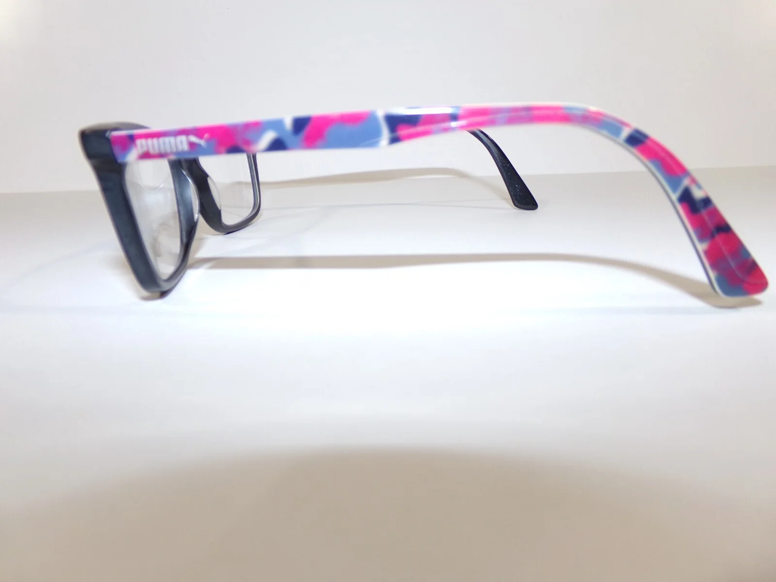 Puma Eyeglasses Black Multicolored Full Rim 51-16-130 Frames Only 4