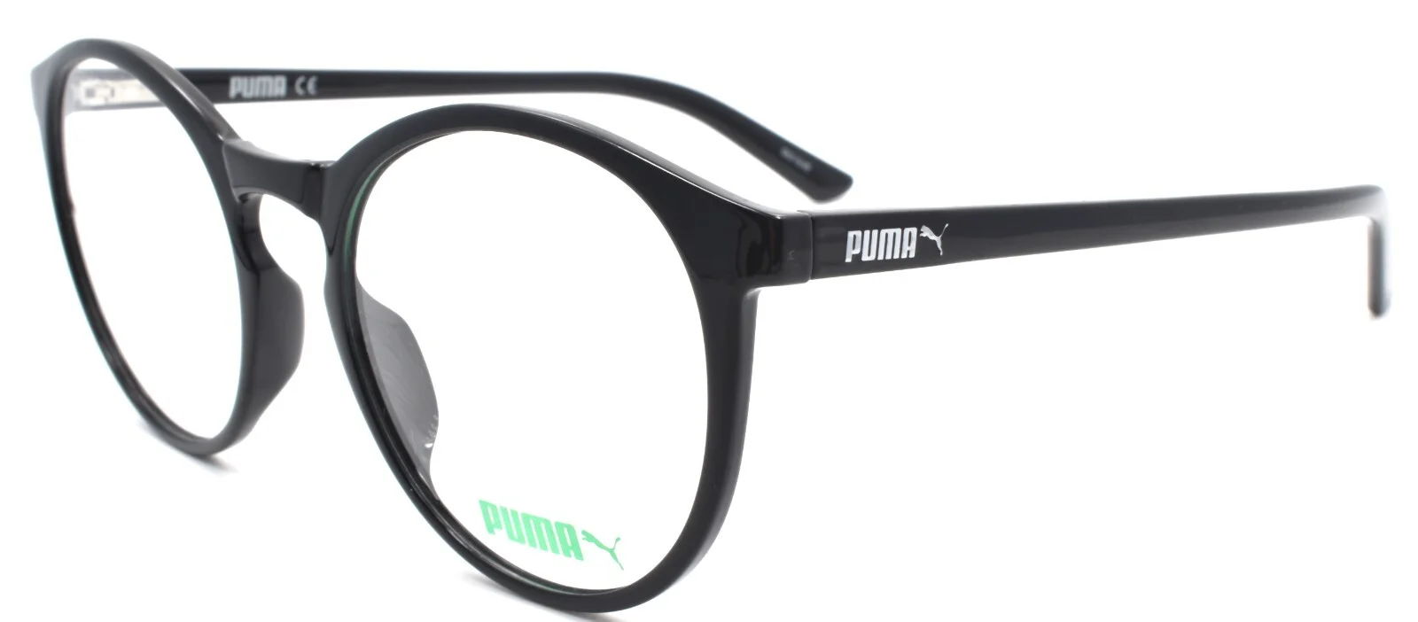 PUMA PU0177O 001 Eyeglasses Frames Round 52-20-145 Black