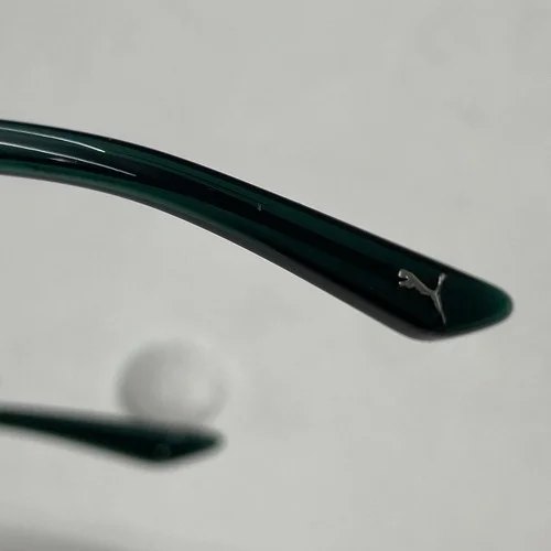Puma Stainless Steel Eyeglass Wire Half Frames Clear Lense With Case PU00940 006 4