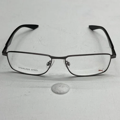 Puma Stainless Steel Wire Eyeglass Frames Clear Lense with Case PU00650 007 4