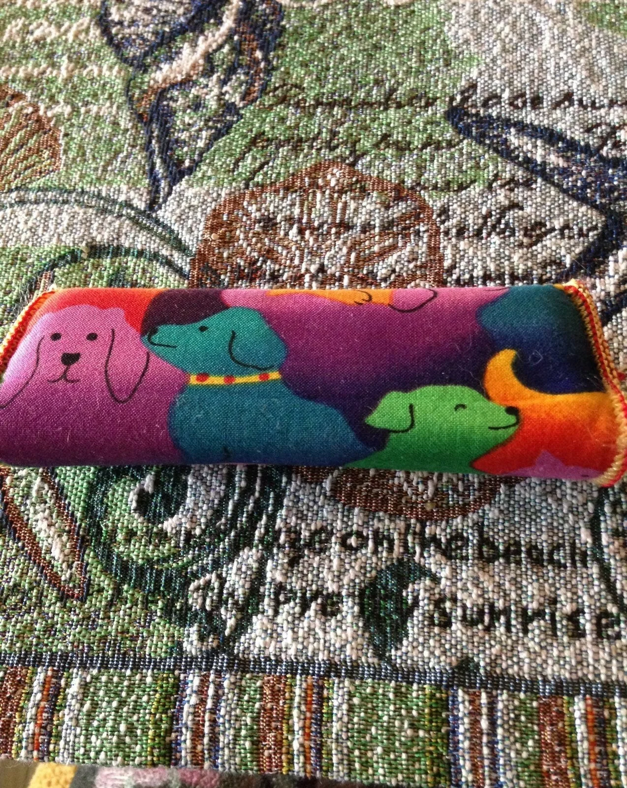 Purple Eyeglasses With Dog Case 3