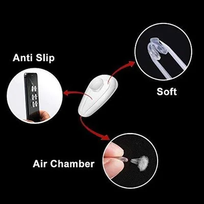 Push-in Eyeglass Nose Pads 6 Pairs 15mm Soft Silicone Air Chamber Push in 3