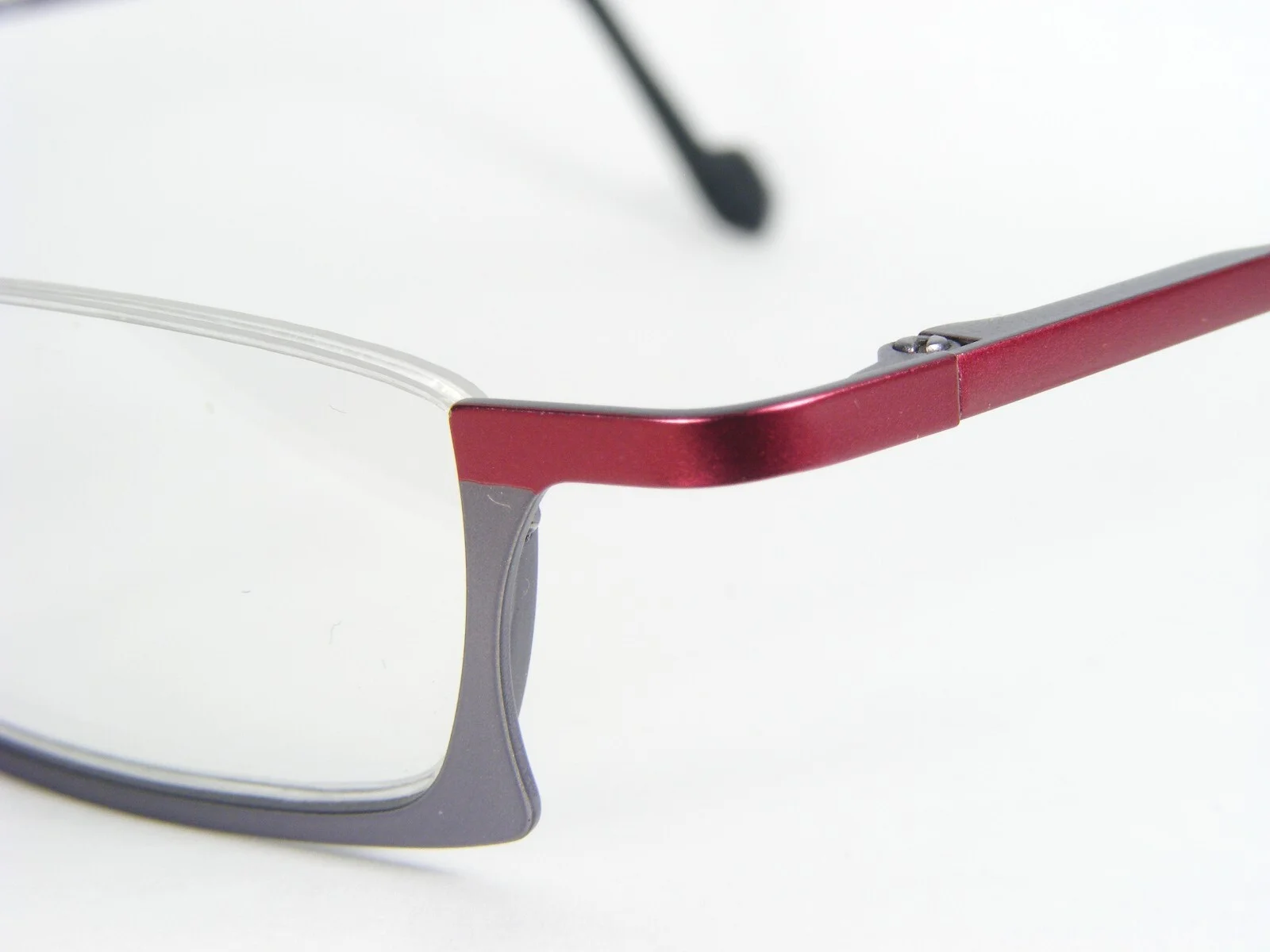 QUICK OPTIC Belgium DEMI 124 C2 SILVER-LILAC / BURGUNDY EYEGLASSES 44-20-138mm 4
