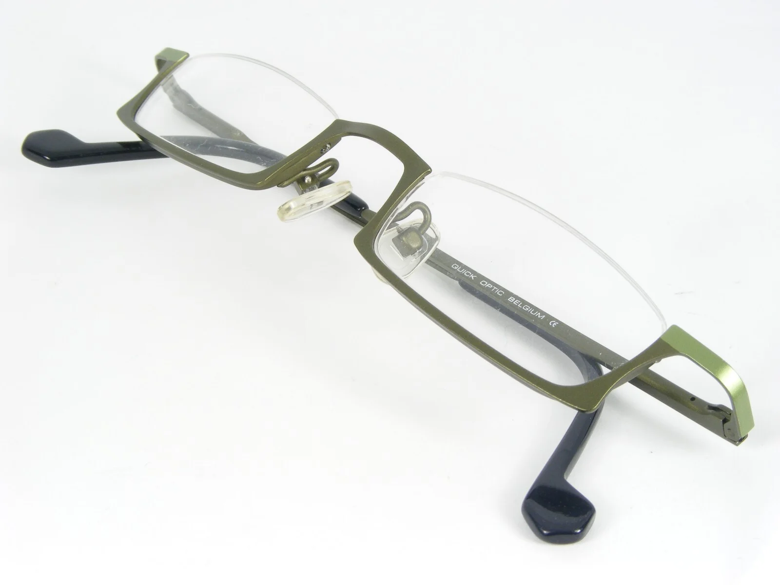 QUICK OPTIC Belgium DEMI 124 C3 OLIVE GREEN EYEGLASSES GLASSES FRAME 44-20-138mm 3
