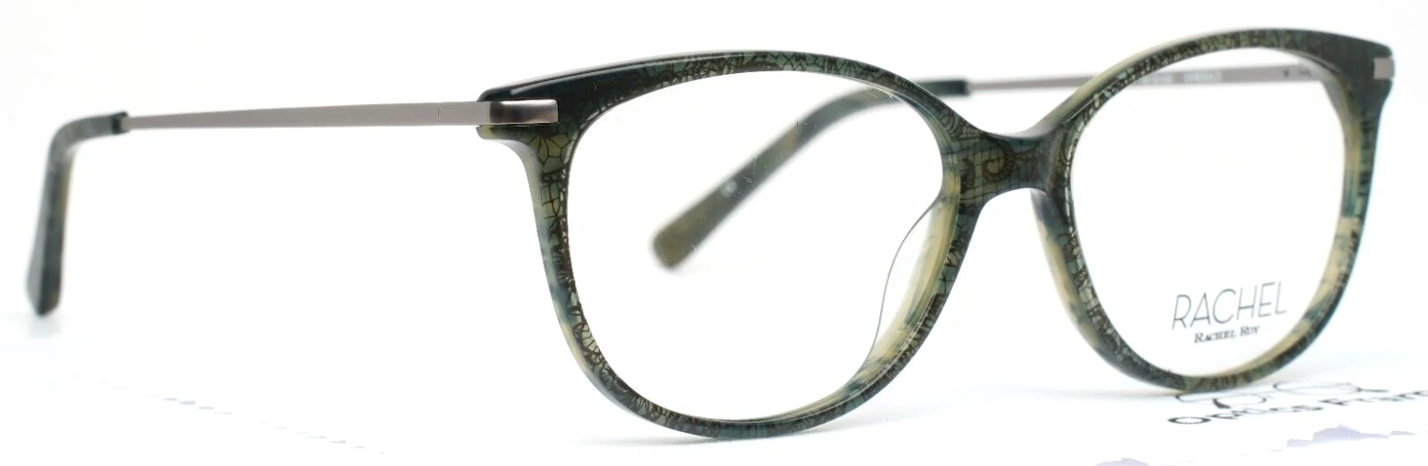 RACHEL ROY Wealth Emerald Womens Oval Full Rim Eyeglasses 51-15-135 B:39 3