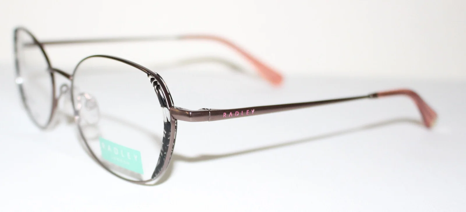 RADLEY LONDON CAROLYNE 011 SILVER BLACK New Optical Eyeglass Frames For Women