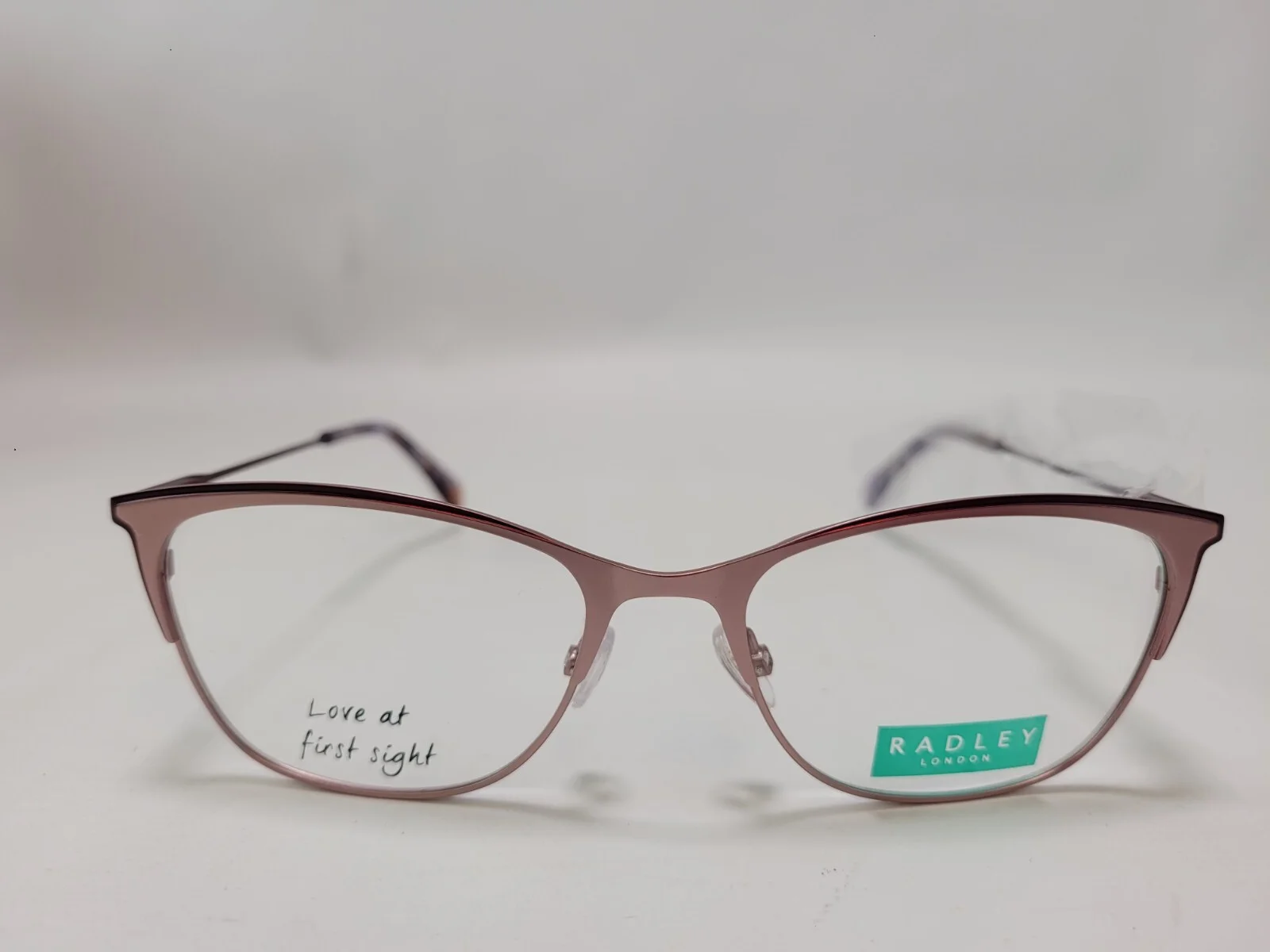 Radley RDO YOLANDE 061 Womens Rose Gold Tortoise Frame Clear Lens Cat Eyeglasses