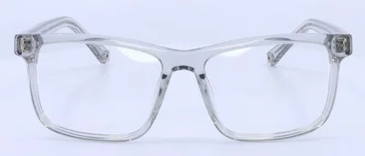 RAEN OXNARD E102 Arctic Crystal Clear Rectangular Eyeglasses Frames 53-16-145 2